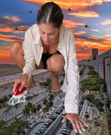 giantess collage mega blonde destruction barefoot cleavage ocean buildings helicopter street squatting looking_down vehicles clouds sky cleaning sunset nail_polish rings trees semi_nude rio_de_janeiro brazil bare_legs zebos2003 looking_at_tinies bare_thighs mari_gonzalez