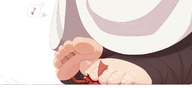 drawing giantess crush feet wings angel color long_hair clothed toes soles demon story foot_crush looming robe under_foot music_note imminent_crush foot_wraps no_background ncmares yohomeboync yohomeboyraps raps out_of_frame