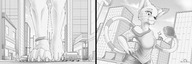 drawing gentle giantess furry macro tail cat city monochrome clothed digimon gatomon barefoot buildings cat_ears paws looming sketch vehicles clouds stroll outdoors sky s2-freak ankle_bracelet catwalk long_tail bare_paws s2_freak graysclae