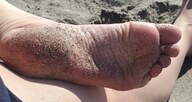 giantess collage feet color toes barefoot soles climbing sand semi_nude climbing_foot bare_legs audrianaskye becah