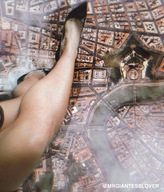 giantess crush collage feet giga city color high_heels buildings high_angle foot_crush river clouds shoe_crush outdoors bare_legs mrgiantesslover thefry1984
