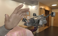 color clothed spaceship hand shrunken_man indoors nail_polish digital_render aaabbbzzz