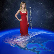giantess collage earth blonde space color long_hair clothed planet cleavage dress rings scarlett_johansson stars zitukx cosmic_giantess brie_larson terra mr_giss