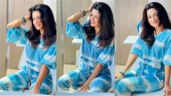 collage black_hair color clothed short_hair unknown_artist sitting shrunken_person indoors facesitting looking_at_viewer bracelet source_needed sitting_on_tiny nude_tiny filter