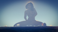 giantess nude giga masturbation color topless mountains clouds sky bracelet digital_render bare_legs daisy_ridley bare_midriff render-farmer bare_thighs