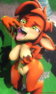 nipples giantess nude vore furry anthro dragon color large_breasts tongue mouth handheld barefoot cleavage saliva green_eyes topless high_angle mawshot standing hooves outdoors commission orange_hair squeezing bare_butt elora imminent_vore looking_at_tiny digital_render bare_back bare_legs saliva_strands bare_midriff sourcesizeshenanigans spyro_the_dragon_(series) spyro bare_thighs knarfdarf faun bare_hooves