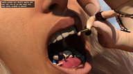 giantess white_hair vore mega color long_hair tongue mouth teeth goddess sandals hand mawshot clouds outdoors sky handled on_tongue redfiredog digital_render jason greek_mythology jackofbullets talos