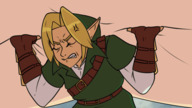 drawing nipples giantess nude black_hair color long_hair butt barefoot topless brown_eyes animation clouds outdoors sky bare_butt pointed_ears the_legend_of_zelda bare_back bare_legs bare_midriff link_(the_legend_of_zelda) bare_thighs bigmonkus paramouthpics ravioli