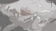 giantess long_hair mouth barefoot skirt unknown_artist blowjob sketch mountains outdoors sky headband adventure_time source_needed canyon wip pointed_ears