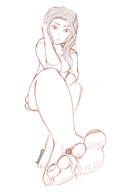 drawing feet monochrome toes in_between teasing sketch rarayagts raraya