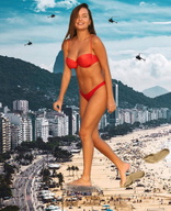 bikini giantess beach rio brazil zebos2003 thaís
