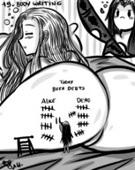 Lewdtober 19 - Body Writing.png