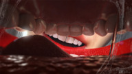 giantess vore tongue teeth saliva lips multiple_giantesess digital_render in_mouth_pov carolinedrivolt
