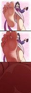 drawing feet black_hair color point_of_view ace_attorney maya_fey thunderafterdark