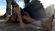 giantess feet fantasy yuna shrunken worship women cleaning ffx digital_render final t-y-l-n