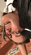 giantess vore clothed high_heels multiple_sizes game maid_uniform twister multiple_giantesess imminent_vore digital_render dinosaurs velocity-vektor