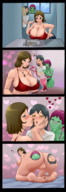 breasts giantess feet blonde butt tiny couple kissing ash eyes absorption viruslex hair brown purple gold black blue kerbgonherb atastywaffle