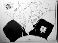 furry vixen bunny fox couple paws shrunken_woman footjob chihuahua