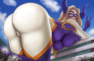 giantess posing crowds cameras posing_for_photo my_hero_academia mt._lady phones artclonov