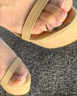 giantess collage under_foot manicure wedge-heel _marklovefeet