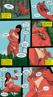drawing giantess insertion panties masturbation mega comic black_hair color long_hair handheld barefoot pubic_hair bra goddess reaching falling dark_skin outdoors disney native dropped dialogue running_away panty_entrapment pocahontas native_american looking_at_tiny bare_legs john_smith bare_midriff xraycorona