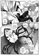 growth comic centaur mini_giantess snake_girl mia spider monster_musume rachnera cerea