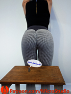 butt clothed tiny unaware table shrunken_man pants microstudio