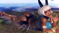 giga city butt destruction attack lying_down airplane cruel dark_skin skullgirls rammzi ms_fortune