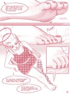 crush comic monochrome goddess stomping cruel under_foot loodrick sadie_(loodrick)