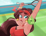sweat unaware luigi super_mario_bros tennis pauline slugmanoctavio3
