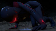 breasts giantess city mega space butt gloves boots crawling star_wars looming helmet digital_render inquisitor rubi-ai second_sister