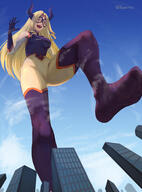 giantess city looking_down my_hero_academia mt._lady karnalface
