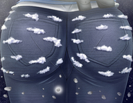 drawing giantess giga butt clothed goddess capcom jill_valentine pants resident_evil thedaibijin huge_butt human