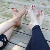 gentle collage feet shrunken_man naked_man women pants pedicure dock msku