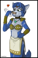 drawing giantess vore furry anthro green_eyes thor66 shrunken_man