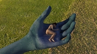 giantess nude alien butt handheld blue_skin shepard digital_render mass_effect on_palm asari femshep dr_none
