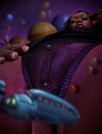 giantess collage pussy panties giga space low_angle spaceship unknown_artist looking_down african mesh sheer