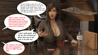 micro city cleavage shrinking brunette final_fantasy tifa story voyeur office table skyscraper shrunken_city unwilling pervert digital_render business_attire fantasize3d offer a_wicked_temptation