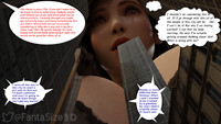 micro city cleavage shrinking brunette final_fantasy tifa low_angle story voyeur office table looking_down skyscraper shrunken_city unwilling pervert digital_render towering_over_building fantasize3d offer a_wicked_temptation