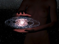 giantess nude space hand stars digital_render cosmic_giantess creation dr-none