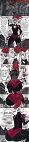 breasts drawing giantess city mega comic monochrome color butt armor butt_crush red_eyes gloves red_hair fist screaming crowds dialogue hands_on_hips thinking helmet thick_thighs ben_10 spikes cartoon_network zxk24 rojo bellwood