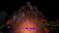 breasts giantess mega robot blue_eyes buildings night point_of_view dialogue hands_on_hips titan digital_render transformers arcee megatron-returns