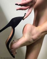 collage feet high_heels soles shrunken_man black_nails marklovefeet