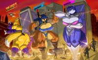 breasts drawing giantess panties furry tail city mega vixen color large_breasts long_hair butt destruction blue_eyes digimon rampage cleavage bra buildings helicopter blue_hair military fox brown_eyes fox_ears gloves police short_hair boots foot_crush krystal muscles abs collar giantesses vehicles thighs fist jacket fox_girl earrings renamon vehicle_crush guns yellow_fur twilight thick_thighs pinched water_tower kriredor123 orange_skin carmelita_fox between_breasts star_fox police_officer sly_cooper_(series)