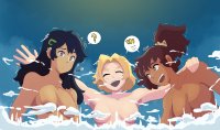 breasts drawing growth giantess nude giga mega blonde black_hair color large_breasts long_hair blue_eyes cleavage green_eyes brunette asian ponytail short_hair airplane cartoon open_mouth giantesses dark_skin clouds disney closed_eyes earrings hair_bun convenient_censorship sihagen hair_pin amphibia anne_boonchuy sasha_waybright marcy_wu
