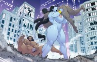 breasts drawing nipples giantess insertion nude masturbation city mega color cum destruction barefoot rampage buildings orgasm huge_breasts ponytail muscles blue_skin lesbians giantesses genie night thighs ass_slap vehicle_insertion crowds running_away carrying thick_thighs hijab layla cupping_breast shoulder_carry musclefan amani zareen