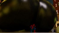 giantess city mega butt buildings butt_crush kneeling night lifting costume catsuit sitting_on_building thick_thighs digital_render black_cat spider-man marvel_comics peter_parker felicia_hardy anndvine
