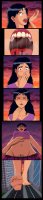 breasts drawing giantess vore city mega comic black_hair color long_hair toes barefoot rampage buildings blood purple_eyes foot_crush mandy shorts open_mouth falling point_of_view totally_spies top belt ripped_clothing bare_legs bare_midriff clothing_entrapment mass_vore bigchipher66