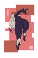 breasts drawing giantess white_hair color butt blue_eyes camel_toe crawling reaching shrunken_man mask costume web no_background black_cat spider-man marvel_comics peter_parker felicia_hardy h3357t