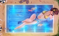 breasts giantess mega swimsuit handheld toes barefoot cleavage water brunette sandals pool swimming avengers swimming_pool looking_at_tiny digital_render on_belly floatie janet_van_dyne bare_legs marvel_comics the_wasp bare_midriff avengers_earths_mightiest_heroes ondieony